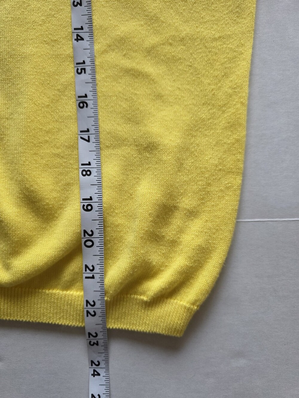 Vtg Lilly Pulitzer White Label Yellow Cotton Cardigan Sweater S Preppy Old Money - Picture 6 of 6